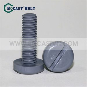 Bulong nhựa PVC đầu tròn 1 rãnh M2-M10