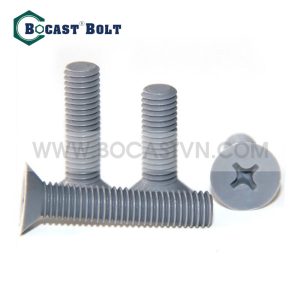 Vít Pake đầu bằng 4 cạnh nhựa PVC M1.2-M10