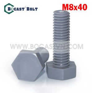 Bulong cờ lê nhựa PVC M8*40